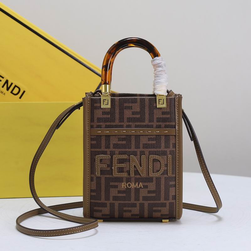 Fendi 7710啡色14.5x6x18cm ww