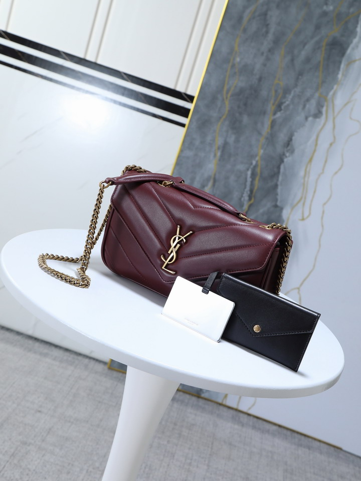 YSL 801437 24x14x7cm 8D1